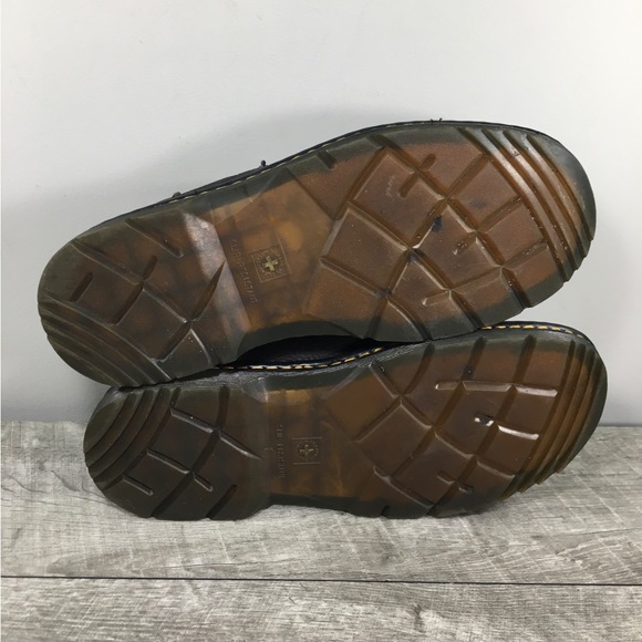 Dr. Martens Doc Sussex Bear Track Leather Men's Grunge Punk Work Boots Size 10 - Picture 8 of 10